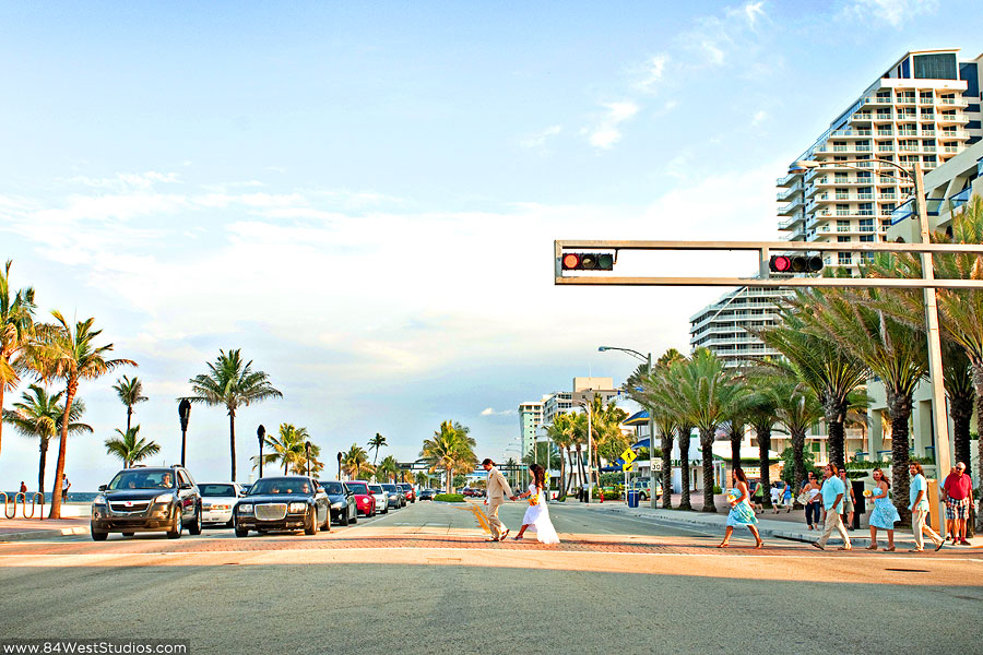 Karyn and Jay 39s July Ft Lauderdale Tropical Beach Wedding at The Atlantic