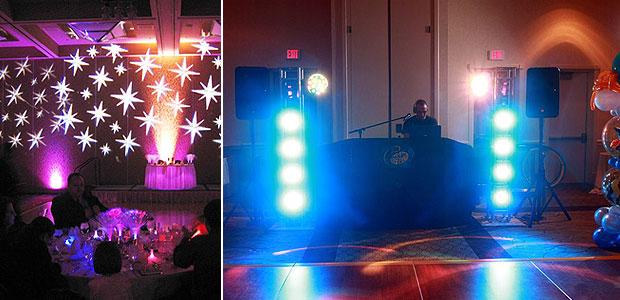 Bar Mitzvah Lighting Decorations